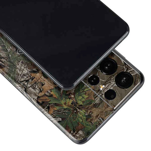 NFL Kansas City Chiefs Realtree Xtra Green Camo Galaxy S21 Ultra 5G Skin