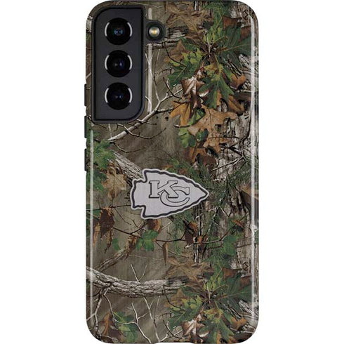 NFL Kansas City Chiefs Realtree Xtra Green Camo Galaxy S22 Pro Case