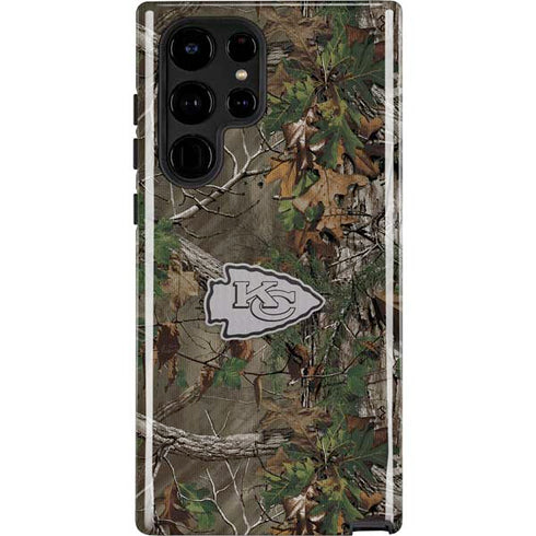 NFL Kansas City Chiefs Realtree Xtra Green Camo Galaxy S22 Ultra Pro Case
