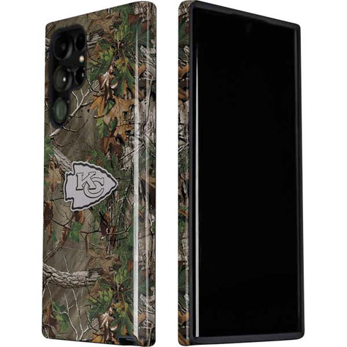 NFL Kansas City Chiefs Realtree Xtra Green Camo Galaxy S22 Ultra Pro Case