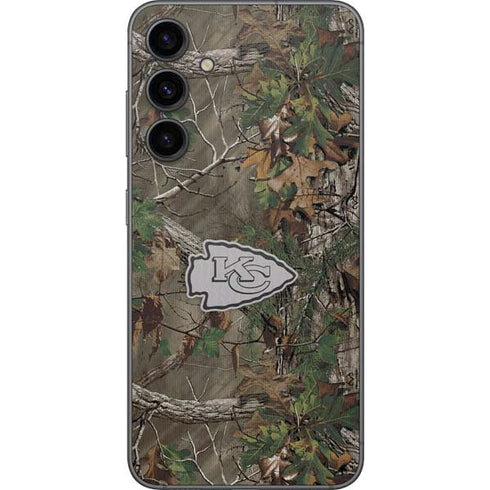 NFL Kansas City Chiefs Realtree Xtra Green Camo Galaxy S23 FE Skin
