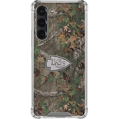 NFL Kansas City Chiefs Realtree Xtra Green Camo Galaxy S23 Plus Clear Case