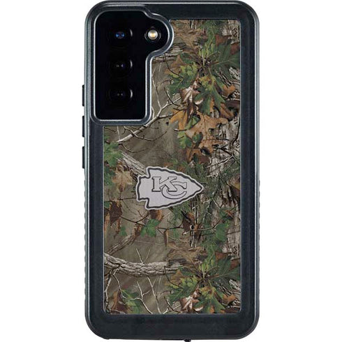 NFL Kansas City Chiefs Realtree Xtra Green Camo Galaxy S23 Plus Waterproof Case