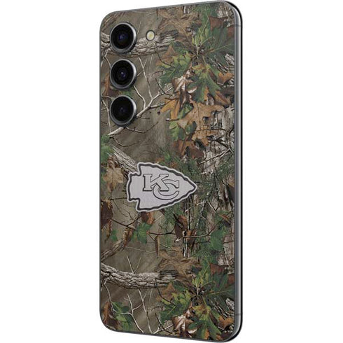 NFL Kansas City Chiefs Realtree Xtra Green Camo Galaxy S23 Skin