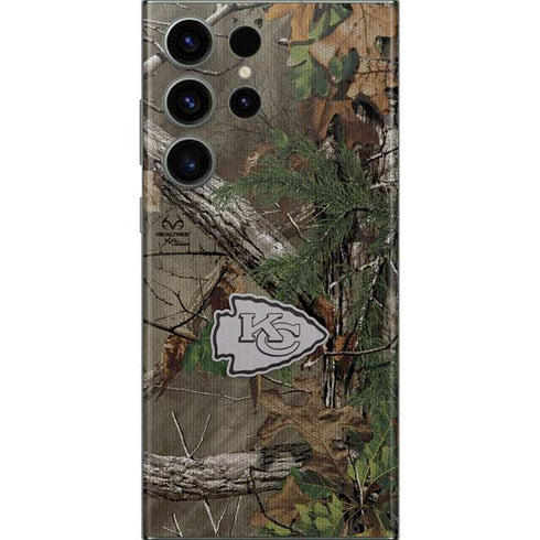 NFL Kansas City Chiefs Realtree Xtra Green Camo Galaxy S23 Ultra Skin