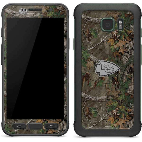 NFL Kansas City Chiefs Realtree Xtra Green Camo Galaxy S7 Active Skin