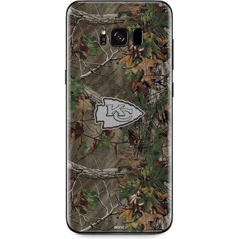NFL Kansas City Chiefs Realtree Xtra Green Camo Galaxy S8 Skin