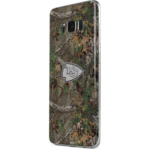 NFL Kansas City Chiefs Realtree Xtra Green Camo Galaxy S8 Skin