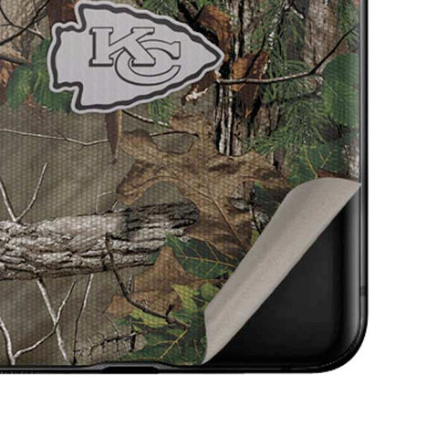 NFL Kansas City Chiefs Realtree Xtra Green Camo Galaxy Z Flip Skin