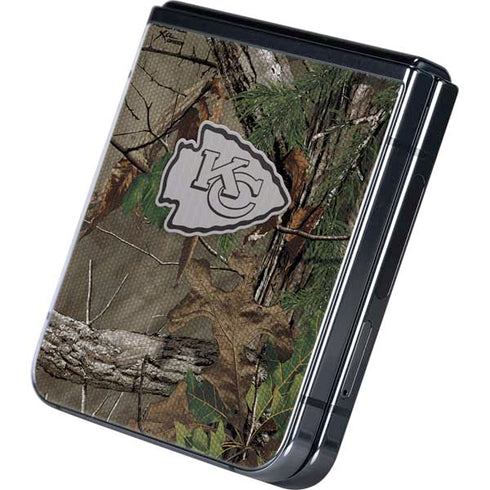 NFL Kansas City Chiefs Realtree Xtra Green Camo Galaxy Z Flip5 5G Skin