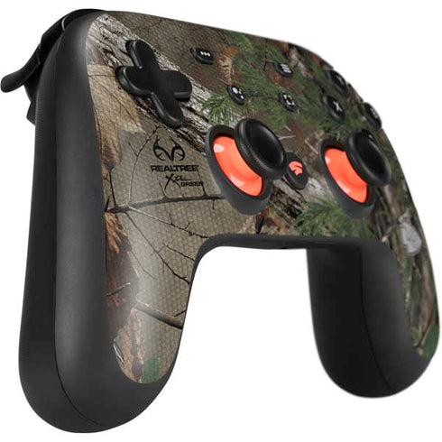 NFL Kansas City Chiefs Realtree Xtra Green Camo Google Stadia Controller Skin
