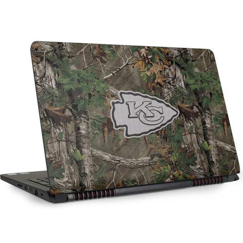 NFL Kansas City Chiefs Realtree Xtra Green Camo Dell Inspiron Skin