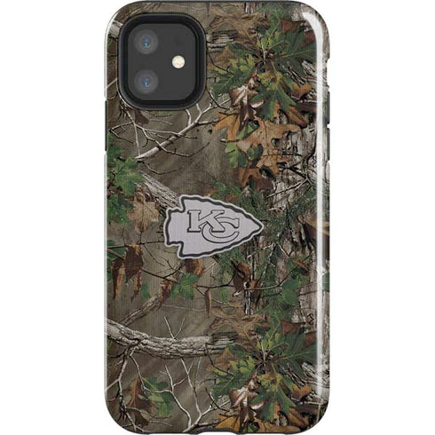 NFL Kansas City Chiefs Realtree Xtra Green Camo iPhone 11 Impact Case