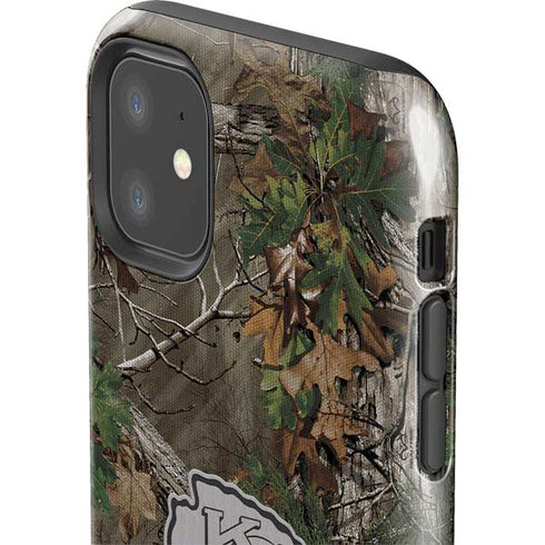 NFL Kansas City Chiefs Realtree Xtra Green Camo iPhone 11 Impact Case