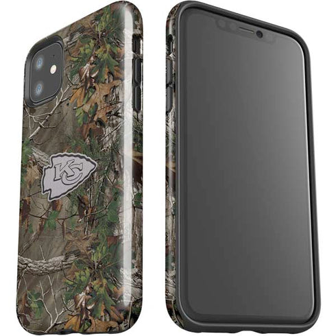 NFL Kansas City Chiefs Realtree Xtra Green Camo iPhone 11 Impact Case