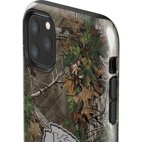 NFL Kansas City Chiefs Realtree Xtra Green Camo iPhone 11 Pro Max Impact Case