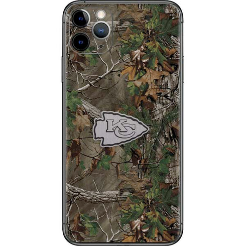 NFL Kansas City Chiefs Realtree Xtra Green Camo iPhone 11 Pro Max Skin