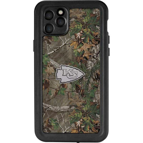 NFL Kansas City Chiefs Realtree Xtra Green Camo iPhone 11 Pro Max Waterproof Case