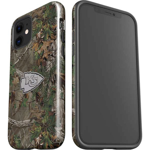 NFL Kansas City Chiefs Realtree Xtra Green Camo iPhone 12 Impact Case
