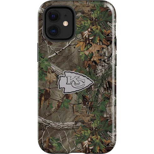 NFL Kansas City Chiefs Realtree Xtra Green Camo iPhone 12 Mini Impact Case