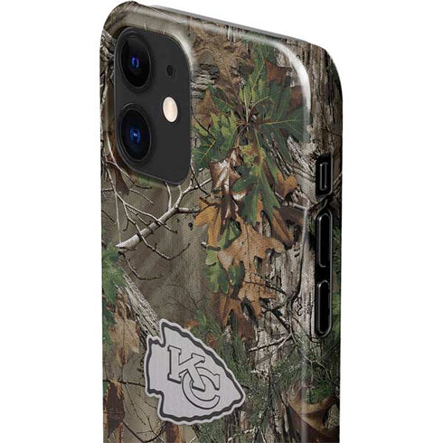 NFL Kansas City Chiefs Realtree Xtra Green Camo iPhone 12 Mini Lite Case
