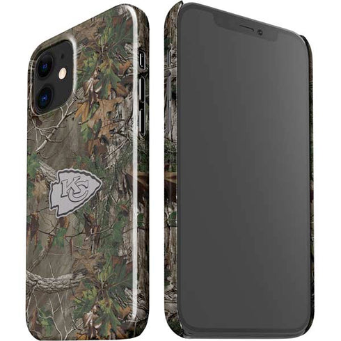 NFL Kansas City Chiefs Realtree Xtra Green Camo iPhone 12 Mini Lite Case