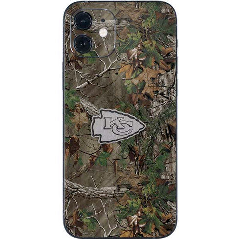 NFL Kansas City Chiefs Realtree Xtra Green Camo iPhone 12 Mini Skin