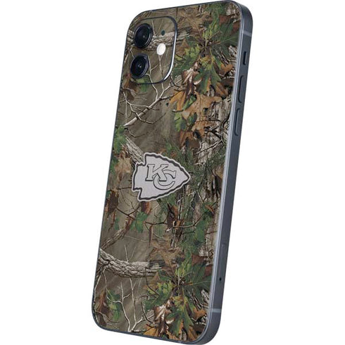 NFL Kansas City Chiefs Realtree Xtra Green Camo iPhone 12 Skin