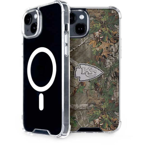 NFL Kansas City Chiefs Realtree Xtra Green Camo iPhone 13 MagSafe Case
