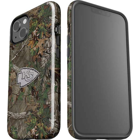 NFL Kansas City Chiefs Realtree Xtra Green Camo iPhone 15 Impact Case