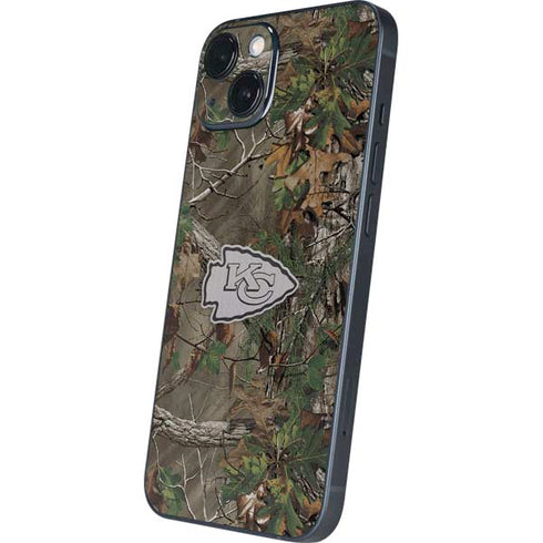 NFL Kansas City Chiefs Realtree Xtra Green Camo iPhone 14 Plus Skin