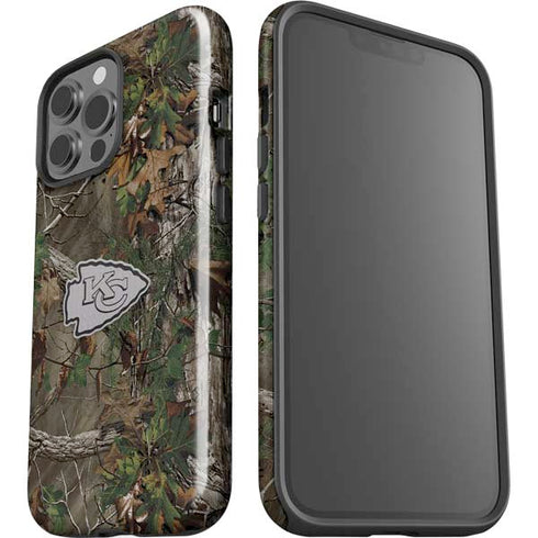 NFL Kansas City Chiefs Realtree Xtra Green Camo iPhone 15 Pro Max Impact Case