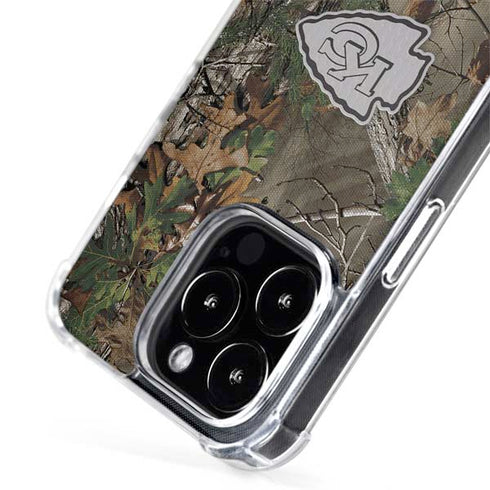 NFL Kansas City Chiefs Realtree Xtra Green Camo iPhone 15 Pro Max MagSafe Case
