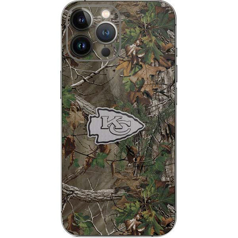NFL Kansas City Chiefs Realtree Xtra Green Camo iPhone 14 Pro Max Skin