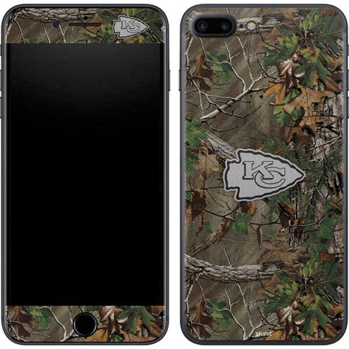 NFL Kansas City Chiefs Realtree Xtra Green Camo iPhone 7 Plus Skin