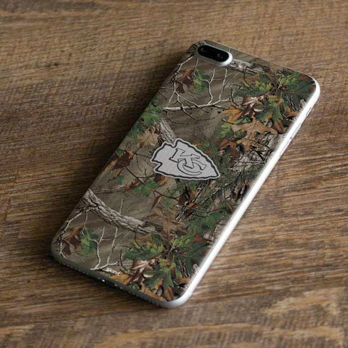 NFL Kansas City Chiefs Realtree Xtra Green Camo iPhone 8 Plus Skin