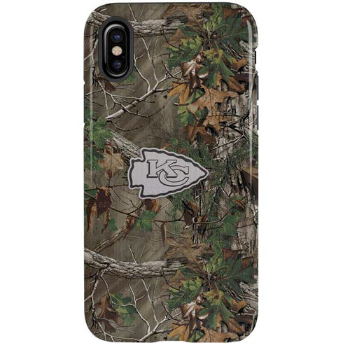 NFL Kansas City Chiefs Realtree Xtra Green Camo iPhone X Pro Case