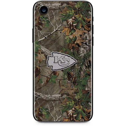 NFL Kansas City Chiefs Realtree Xtra Green Camo iPhone XR Skin