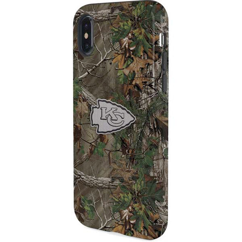 NFL Kansas City Chiefs Realtree Xtra Green Camo iPhone XS Pro Case