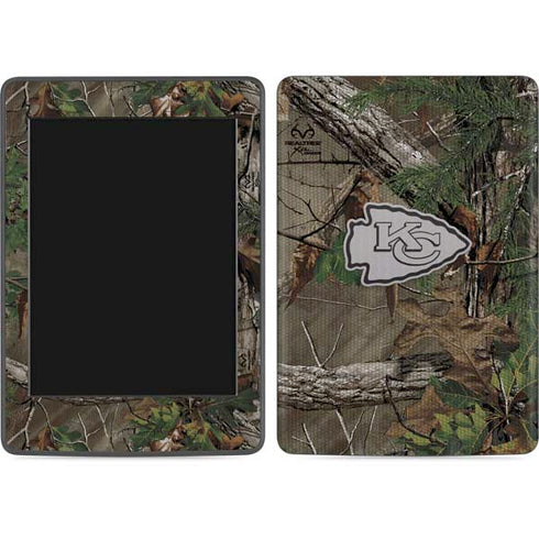 NFL Kansas City Chiefs Realtree Xtra Green Camo Amazon Kindle Skin