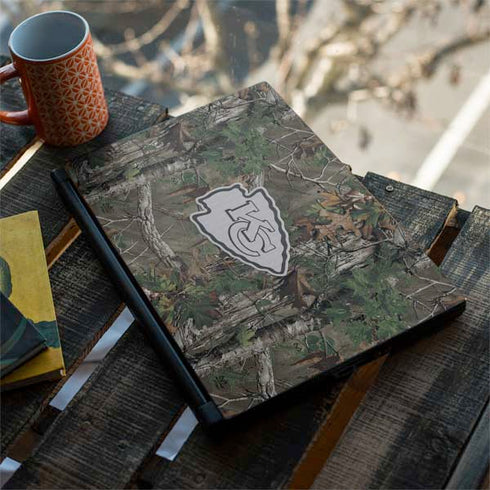 NFL Kansas City Chiefs Realtree Xtra Green Camo MSI GS65 Stealth Laptop Skin