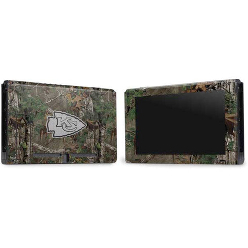 NFL Kansas City Chiefs Realtree Xtra Green Camo Nintendo Switch Bundle Skin