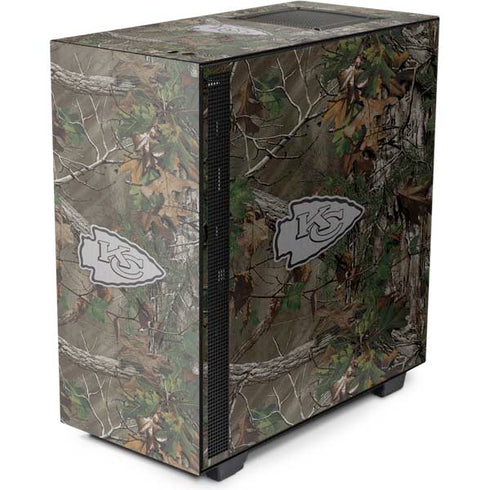 NFL Kansas City Chiefs Realtree Xtra Green Camo NZXT H510 Compact ATX Mid-Tower Case Skin
