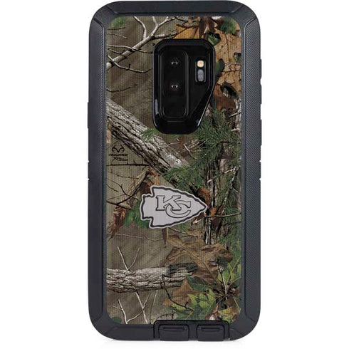 NFL Kansas City Chiefs Realtree Xtra Green Camo Otterbox Defender Galaxy Skin