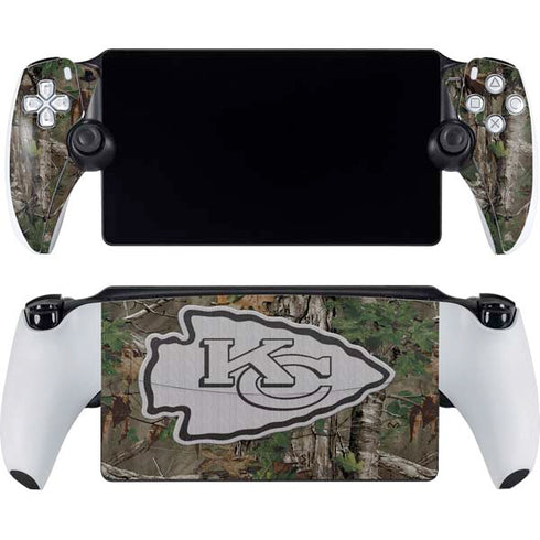 NFL Kansas City Chiefs Realtree Xtra Green Camo PlayStation Portal Remote Player Skin