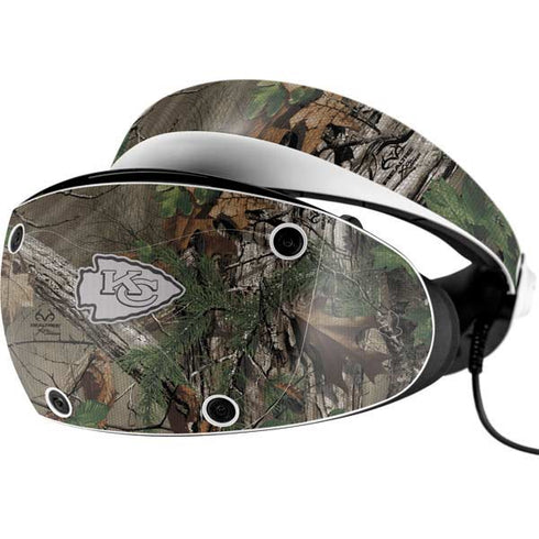 NFL Kansas City Chiefs Realtree Xtra Green Camo PlayStation VR2 Skin