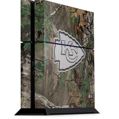 NFL Kansas City Chiefs Realtree Xtra Green Camo PS4 Console Skin
