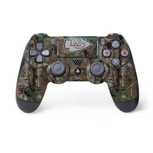 NFL Kansas City Chiefs Realtree Xtra Green Camo PS4 Pro/Slim Controller Skin