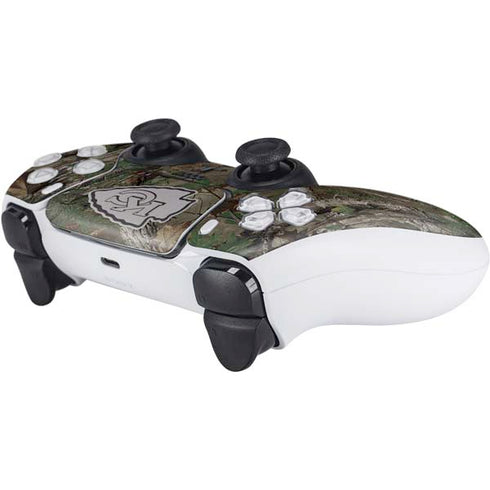 NFL Kansas City Chiefs Realtree Xtra Green Camo PS5 Controller Skin