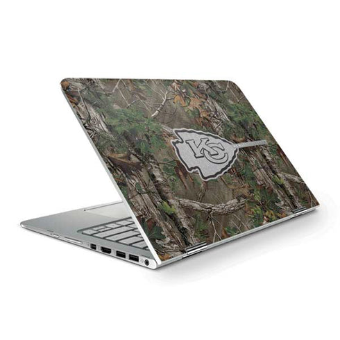 NFL Kansas City Chiefs Realtree Xtra Green Camo HP Spectre Skin